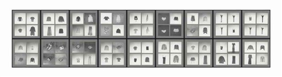 Alle Kleider einer Frau (All the Events of a Woman) by Hans-Peter Feldmann, 1974