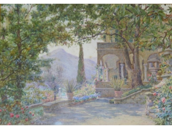 Ernest Arthur Rowe | An album of watercolours by E.Arthur Rowe; Thomas ...