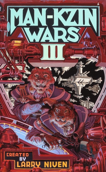Man-Kzin Wars III, paperback cover, 1990 by Stephen Hickman, 1990