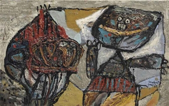 Two figures - Lucebert