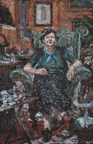 Portrait of Margaret Olley by Nicholas Harding, 1998