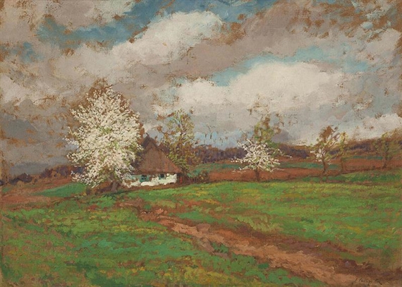 Untitled (French Countryside) by E. Phillips Fox, 1904