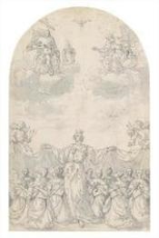 Saint Ursula Surrounded by Virgins above them the Holy Trinity with Popes Cyriacus or Bishop Sulpicius by Bartholomeus Spranger