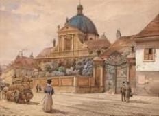 The Church of the Salesian Sisters in Rennweg - Karl Wenzel Zajicek