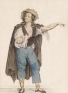 A Portrait of the Actor Baumeister in the Role of the Pied Piper of Hameln