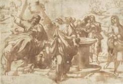 Christ and the Samaritan Woman at the Well by Bolognese School, 17th Century, 17th Century