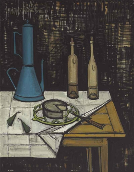 Bernard Buffet | Nature Morte à la Cafetière Bleue (1956) | MutualArt