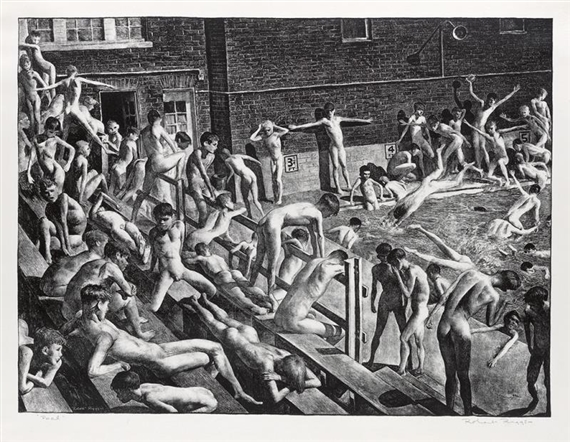 The Pool by Robert Riggs, circa 1933