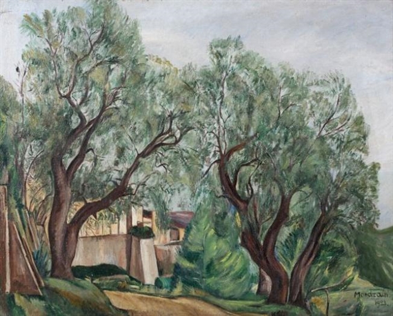 Vue De Saint-paul De Vence by Simon Mondzain, 1923