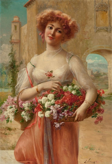 Aux Roses by Émile Vernon, 1908