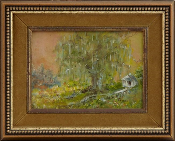 Moss Draped Oak on the Bayou - Avis Fleming