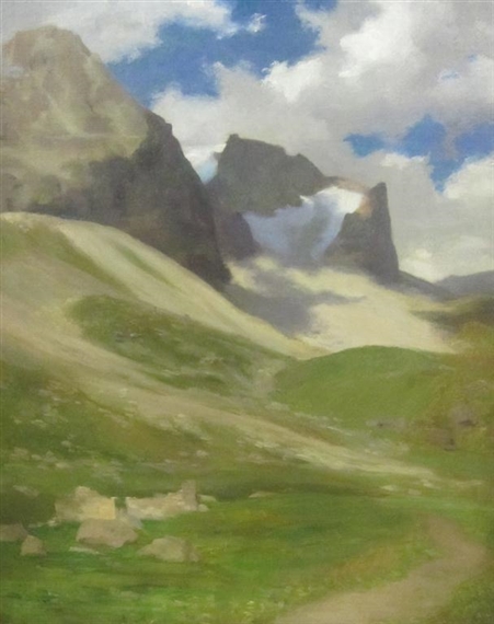 An Alpine Landscape by Beatrice Langdon