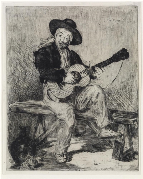 Le Guitarero by Édouard Manet, 1861-1862