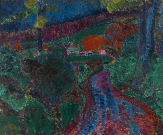 THE WET ROAD by Matthew Arnold Bracy Smith, 1920