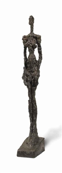 Femme de Venise I 1956 by Alberto Giacometti, Cast 1957