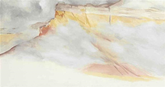 Ghost Ranch Cliff by Georgia O'Keeffe, 1952