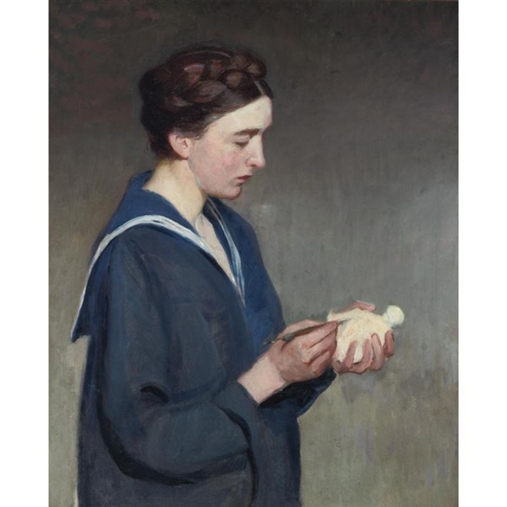 The Sculptor by Lilla Cabot Perry