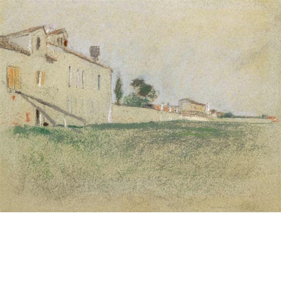 Near Paris by John Henry Twachtman, circa 1885