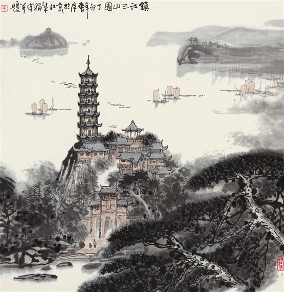 Untitled by Zhu Chengjun, 1987