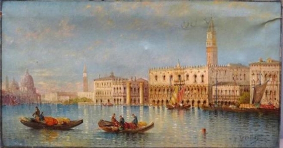 Ducale Palace & Square of St. Mark's by William Meadows