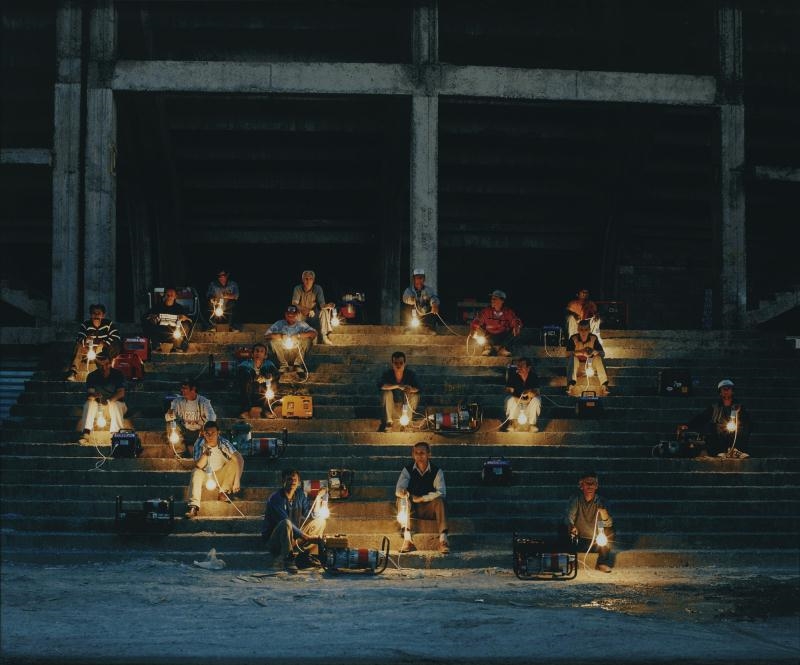 Artwork by Adrian Paci, TURN ON, Made of Chromogenic print