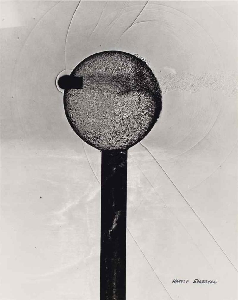 Harold Eugene Edgerton Bullet passing through Helium (1960) MutualArt