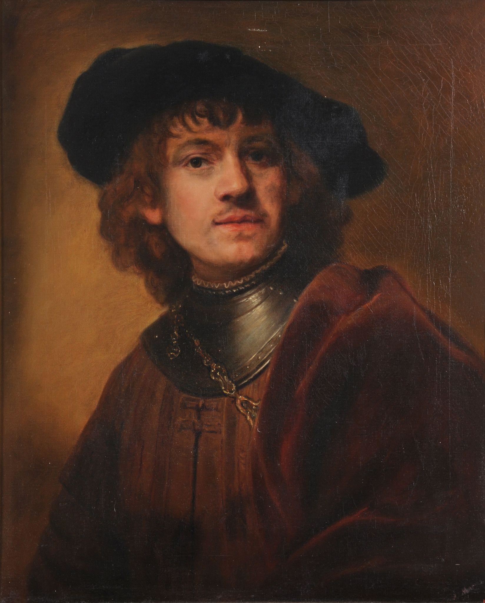 Self portrait as a young man by Rembrandt van Rijn