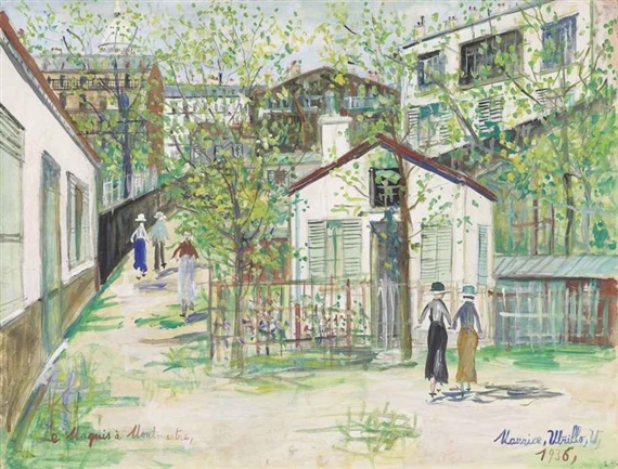 Maurice Utrillo | Le Vesinet (Seine-et-Oise) (1937) | MutualArt