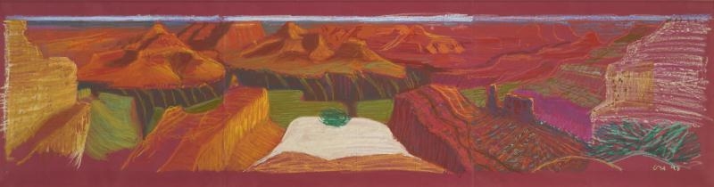 A CLOSER GRAND CANYON by David Hockney, 1998