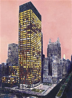 SEAGRAM BUILDING, NEW YORK by Enoc Perez, 2006