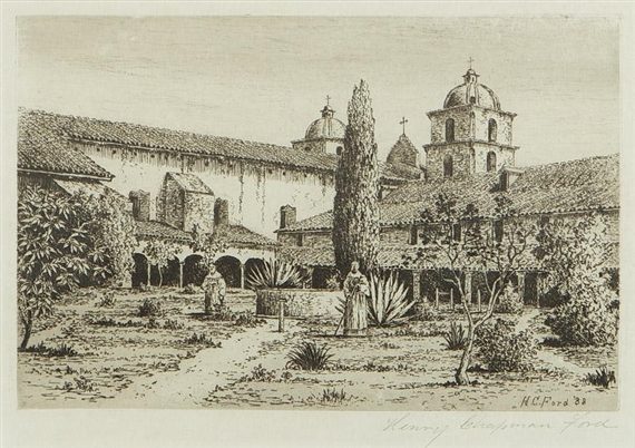 Mission Santa Barbara by Henry Chapman Ford