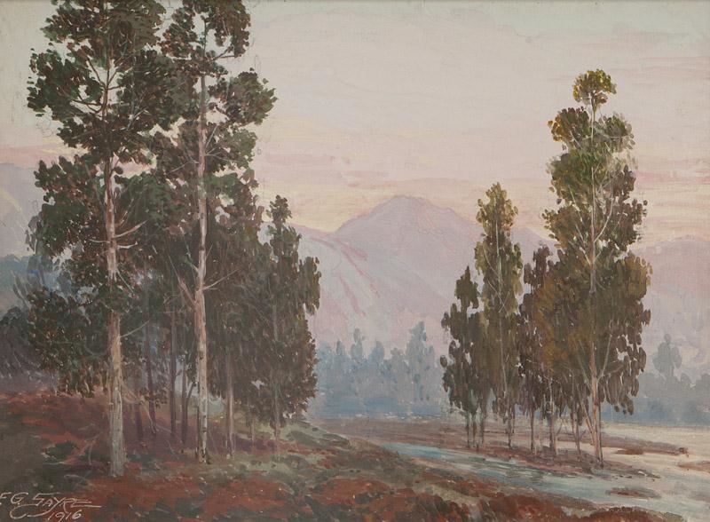 California eucalyptus landscape by Fred Grayson Sayre, 1996