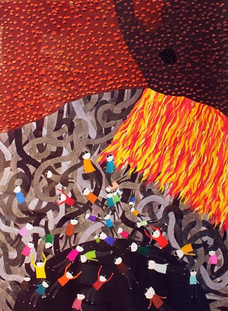 Artwork by Neil Farber, Untitled, Made of Mixed media on paper