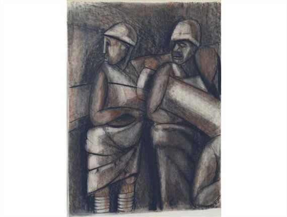 Wood Collectors by Louis Maqhubela, circa 1965