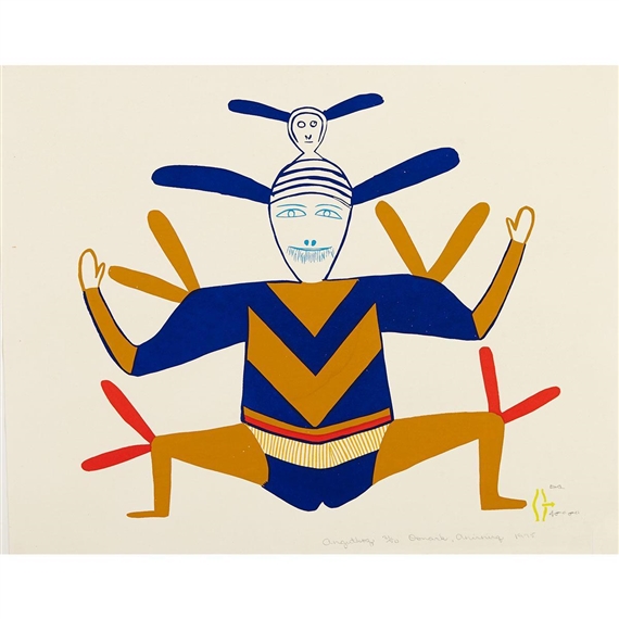 ANGUTKOQ by Jessie Oonark, 1975