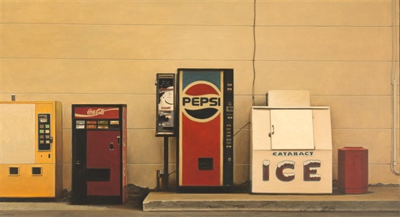 five vending machines by John Bruce Webster, 2006