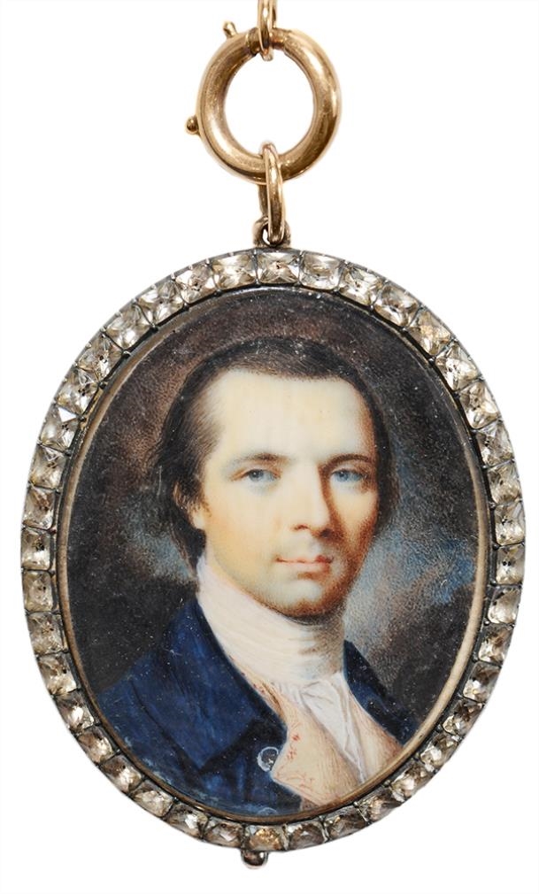 Henry Benbridge | Portrait miniature of Joseph Bellinger | MutualArt