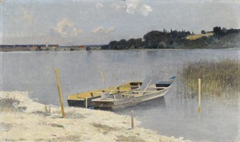 Summer on the Chiemsee - Eduard Fischer