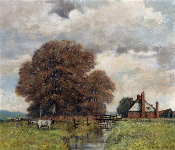 Marshland Dyke by Anthony French