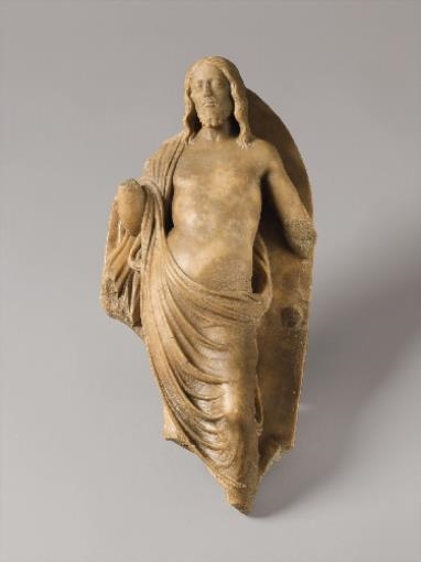 Artwork by Bambaia, Figure of Christ in a Mandorla, Made of Marble