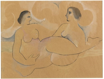 RECLINING NUDES - Ismael Nery