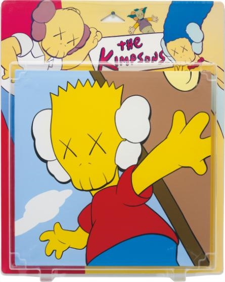 KAWS | Untitled (Kimpsons), Package Painting Series (2001) | MutualArt