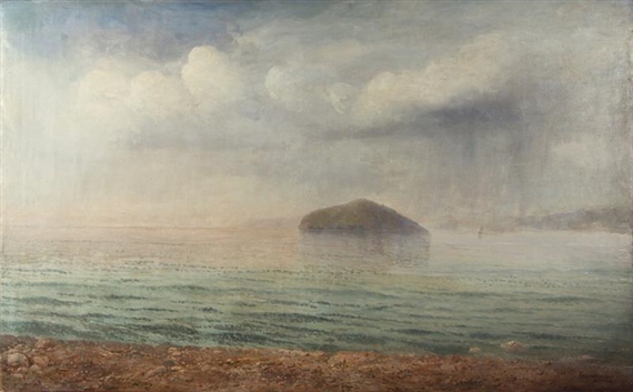 Lake Sevan by Georgii Zakharovitch Bashindzhagian, 1911