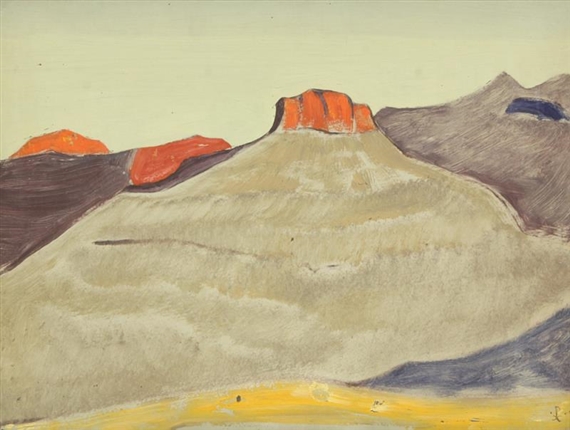Study of Arizona by Nicholas Roerich, 1921