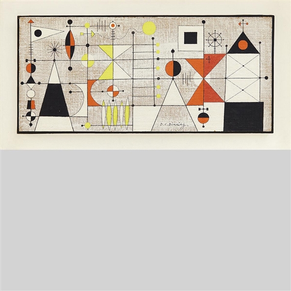 FAIR WEATHER SIGNALS by Bertram Charles Binning, 1954