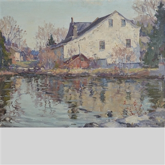 OLD MILL, SALMON RIVER, ONT - Manly Edward MacDonald