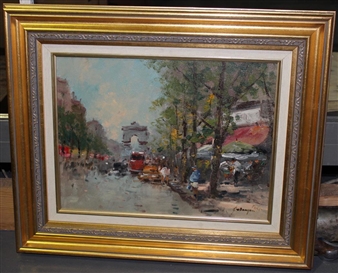 Paris Street Scene - G.V. Donegen