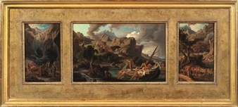 DREI SZENEN AUS DER ODYSSEE - Friedrich Preller the Elder