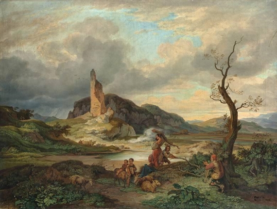 TORRE DI QUINTO by Friedrich Preller the Elder, 1832