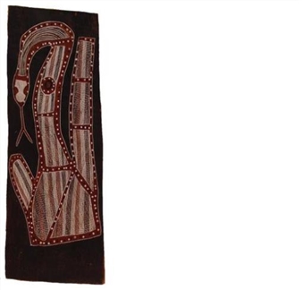 Rainbow Snake, Termite Mound and Log - Jack Docherty